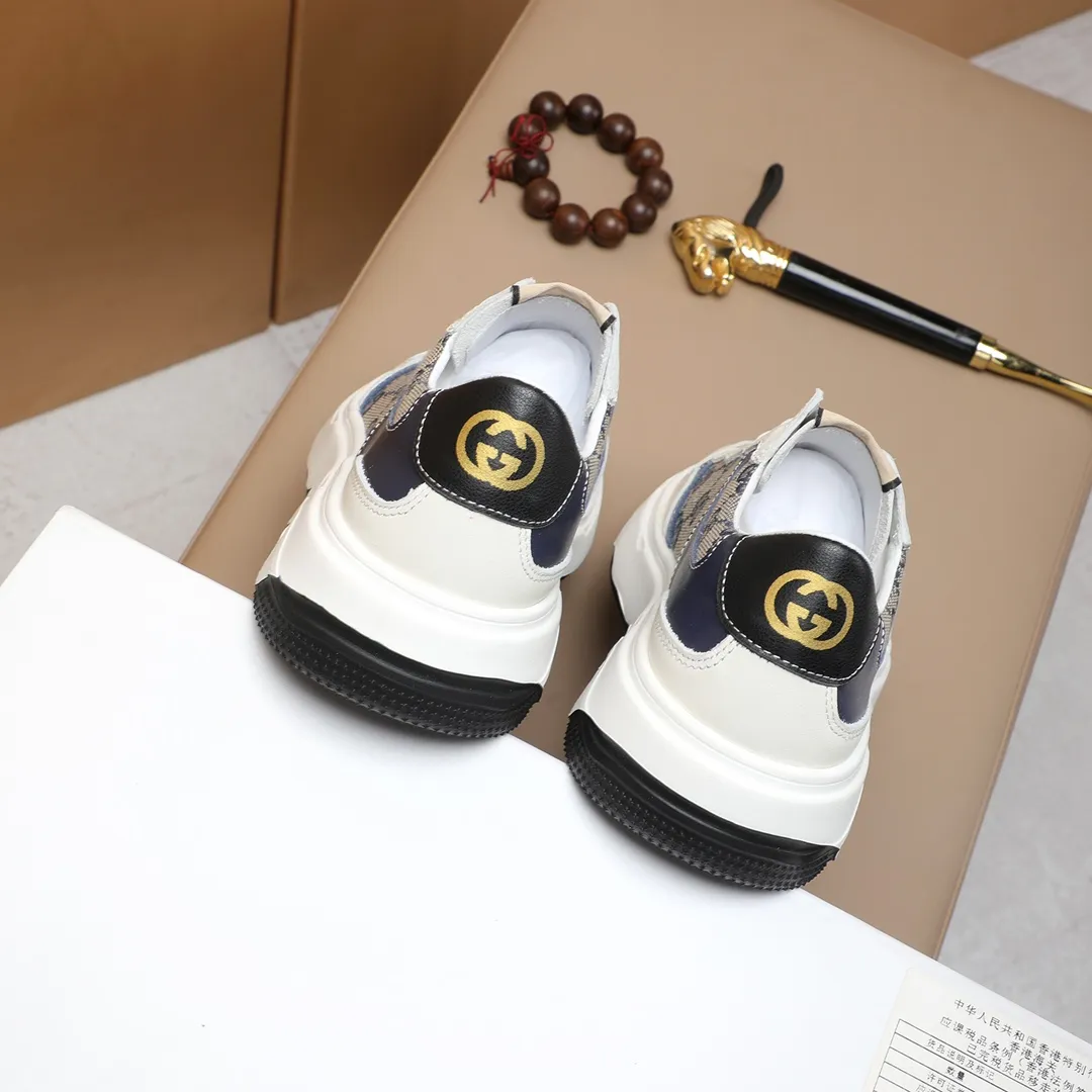 Men's shoes💰440 GUCCI🔍🔍2023 latest model On sale at the same time at the counter, original calfskin imported from Italy, genuine leather lining, (high-end, luxury, and class) exquisite workmanship, soles: original soles specially provided by the original factory, ⚠Exclusive double-layer movable molded soles are super comfortable⚠, real photos🎬The real ones are better🔍🔍"High quality·Follow the order" code number 38-44